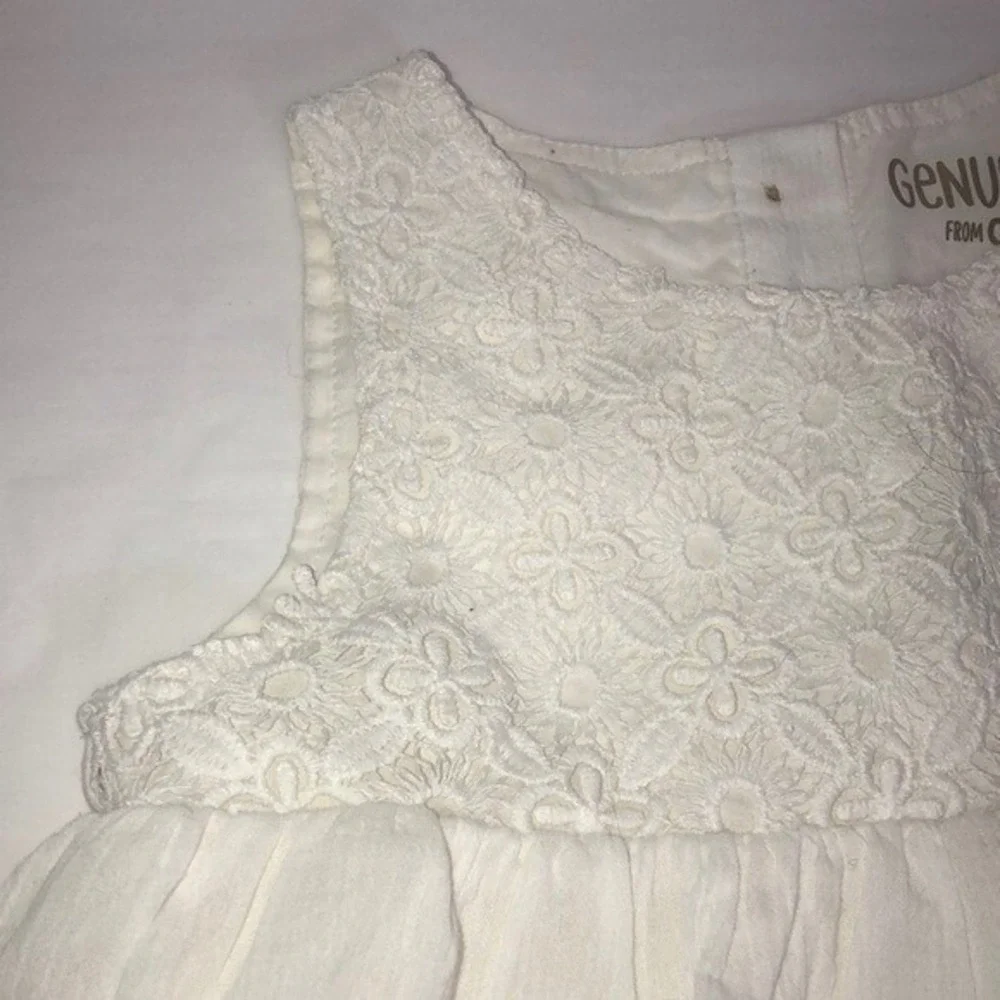 OshKosh Toddler Girls Ivory Brocade Dress Size‎ 3T